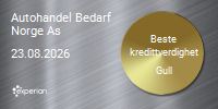 Experian – beste kredittverdighet Gull